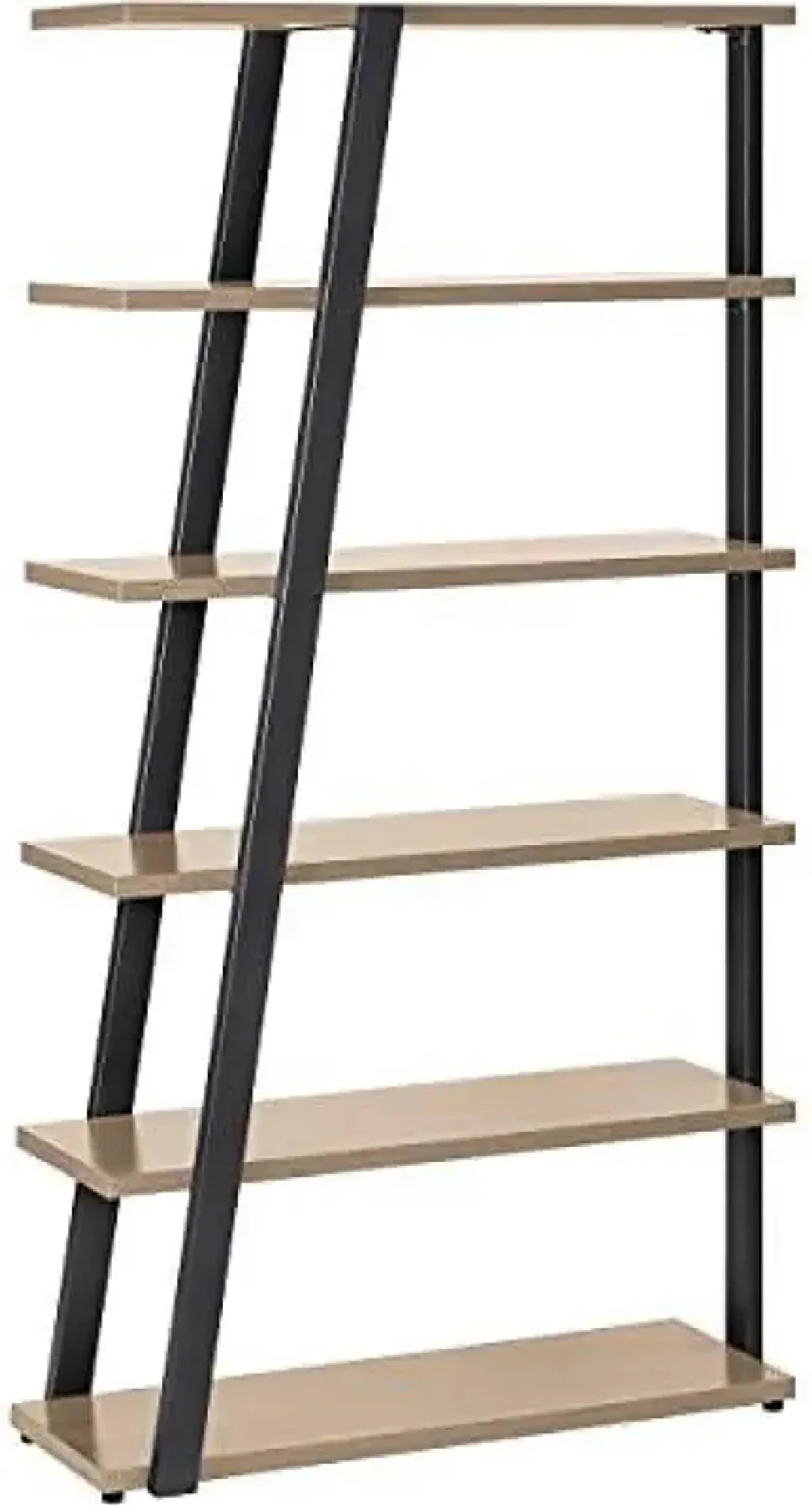 Mirella™ 5 Shelf Bookshelf Sand Dune