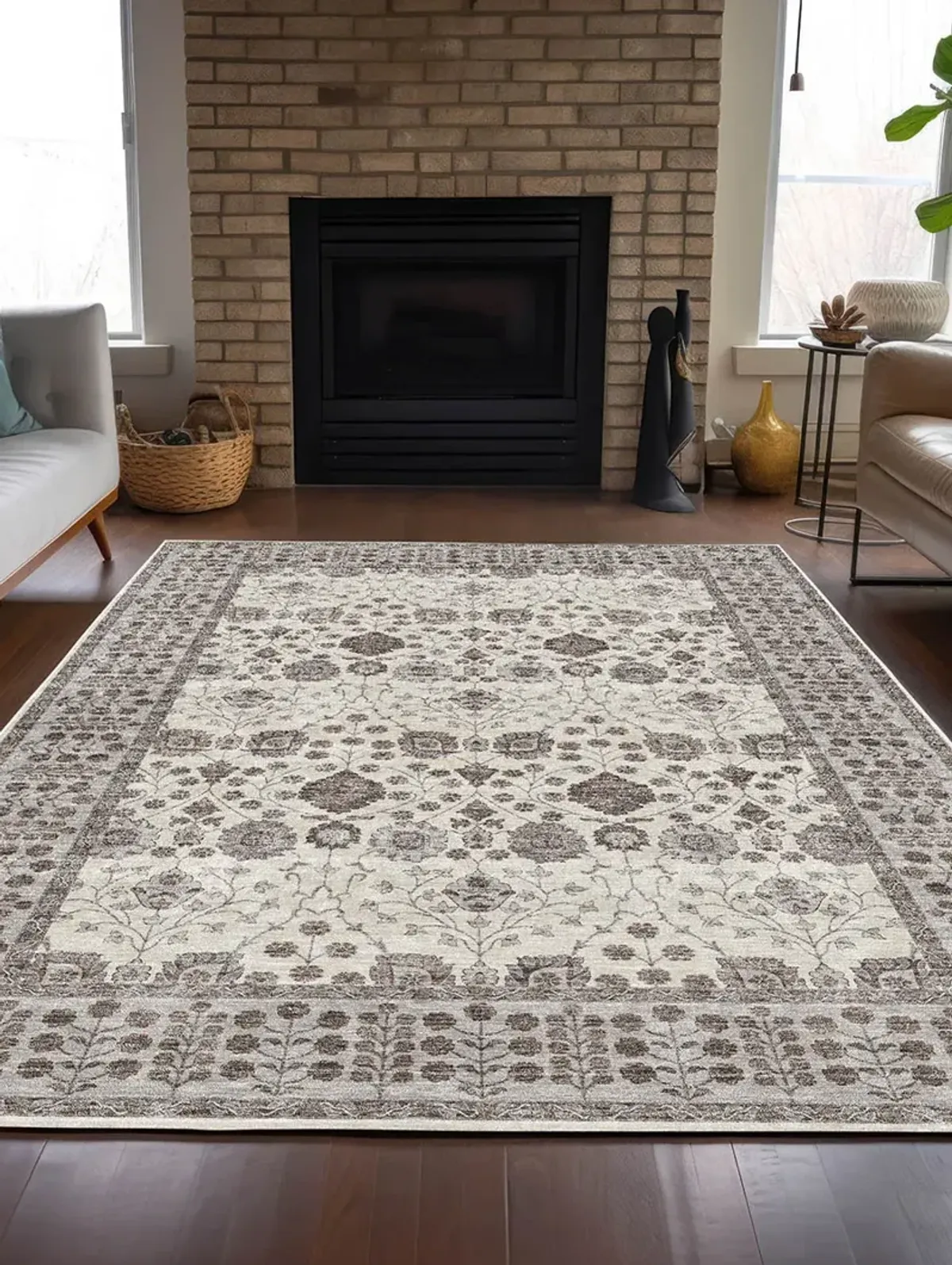 Hatay HY8 Ivory 8' x 10' Rug