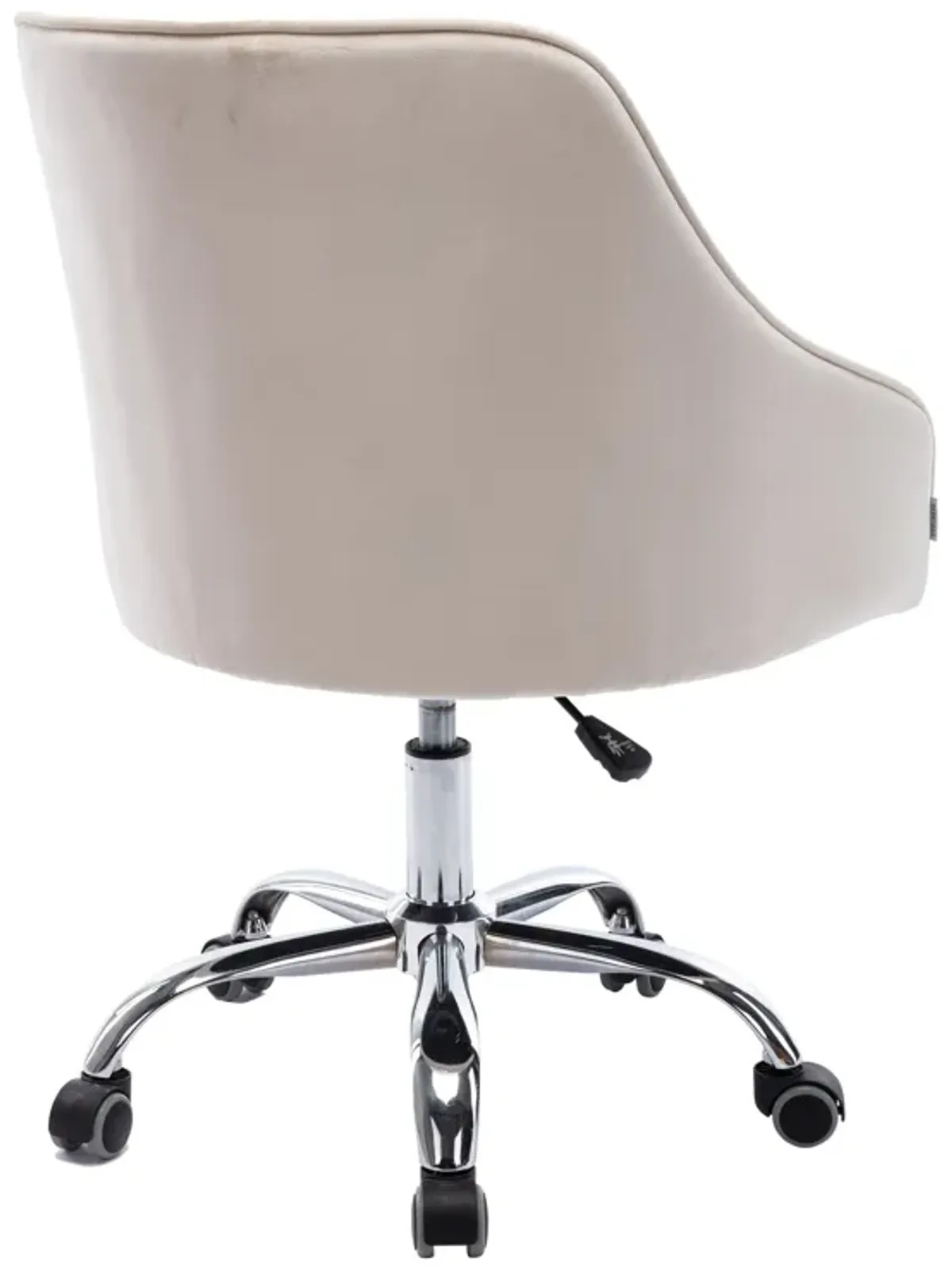 MONDAWE Velvet Cute Computer Chair, Wheels Swivel Height Adjustable Swivel Task Chair for Home Office