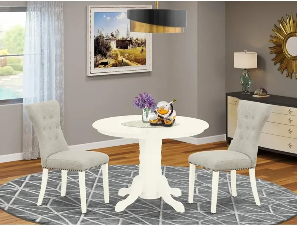 Dining Room Set Linen White