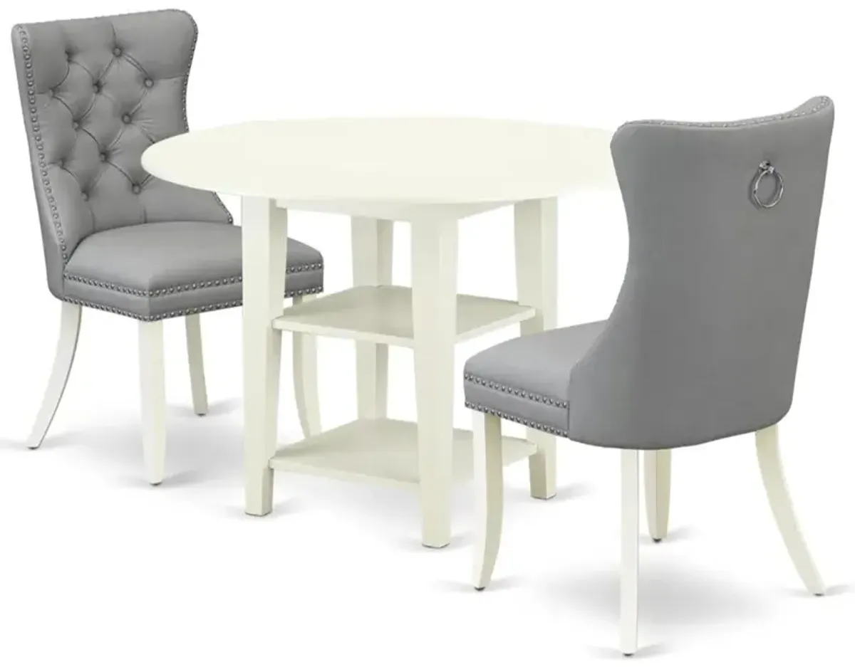 3 Piece Dining Table Set