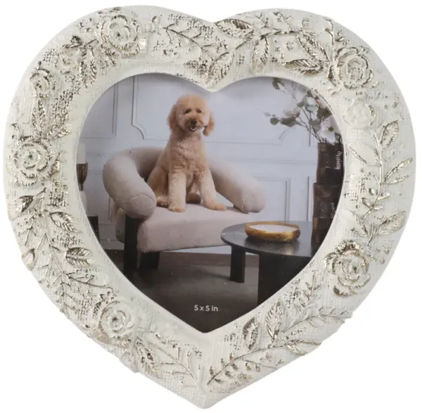 Stitched Border Heart Frame