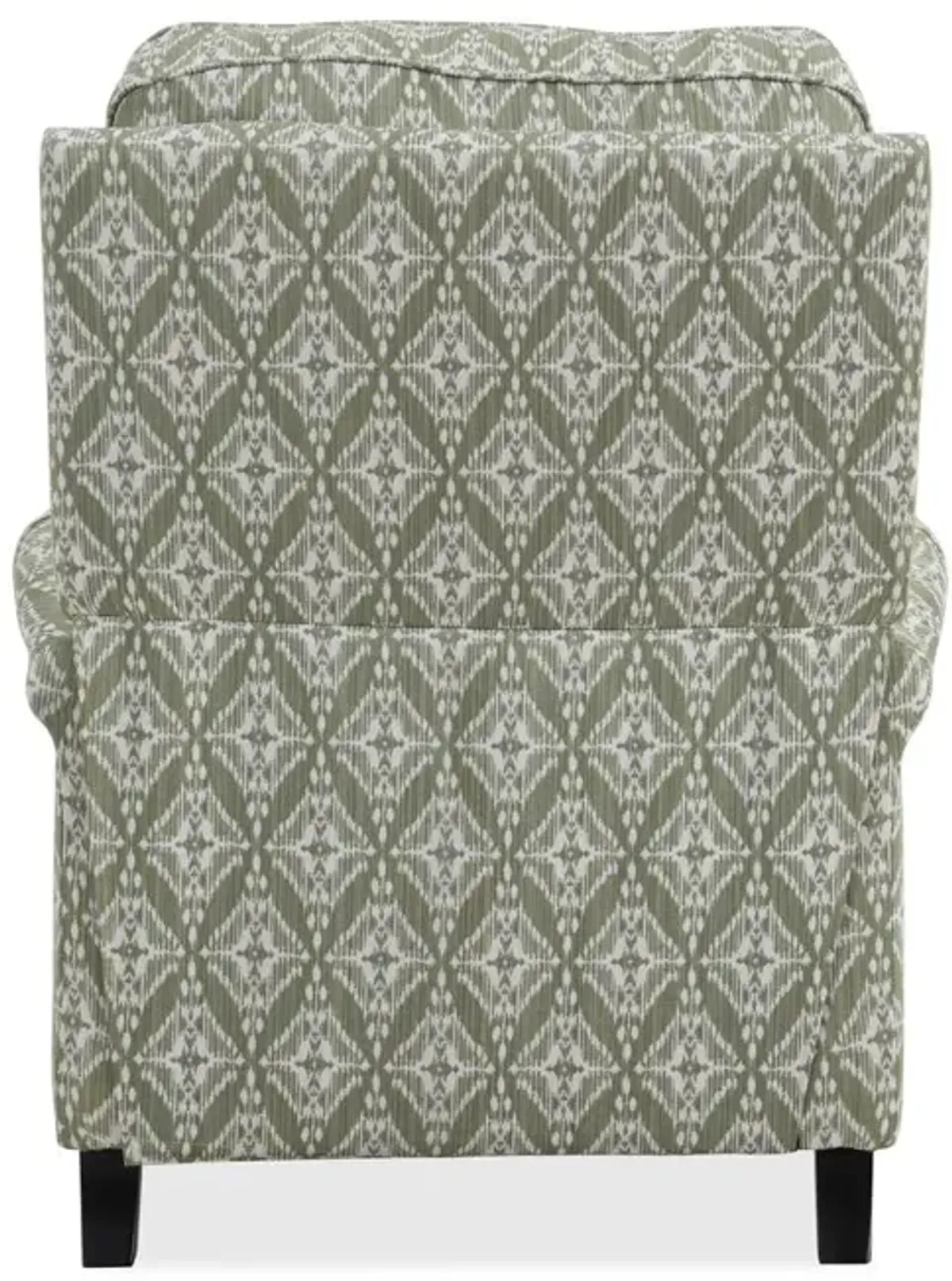 ProLounger Pushback Recliner in Pistachio Green Diamond Medallion Print