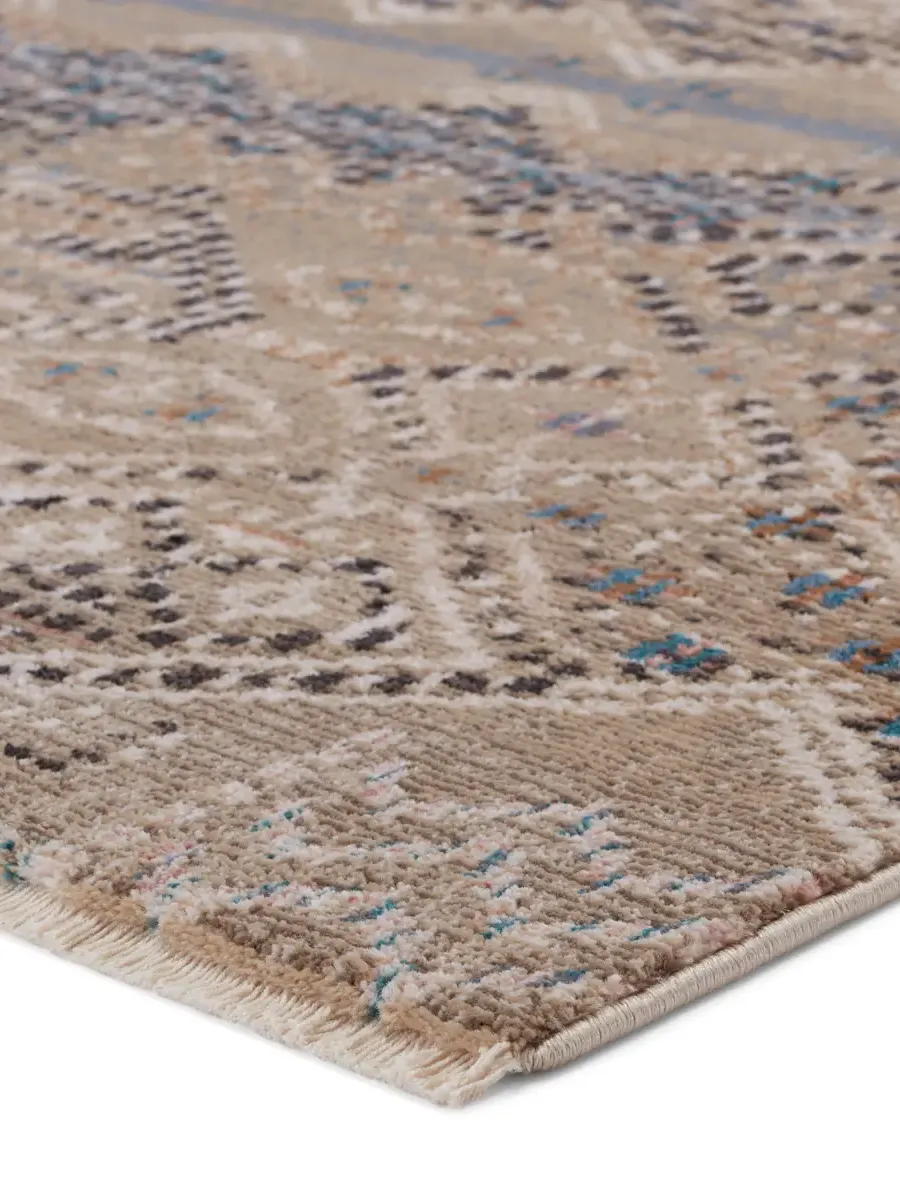 Sanaa By Nikki Chu Tamari Tan/Taupe 2'6" x 8' Runner Rug