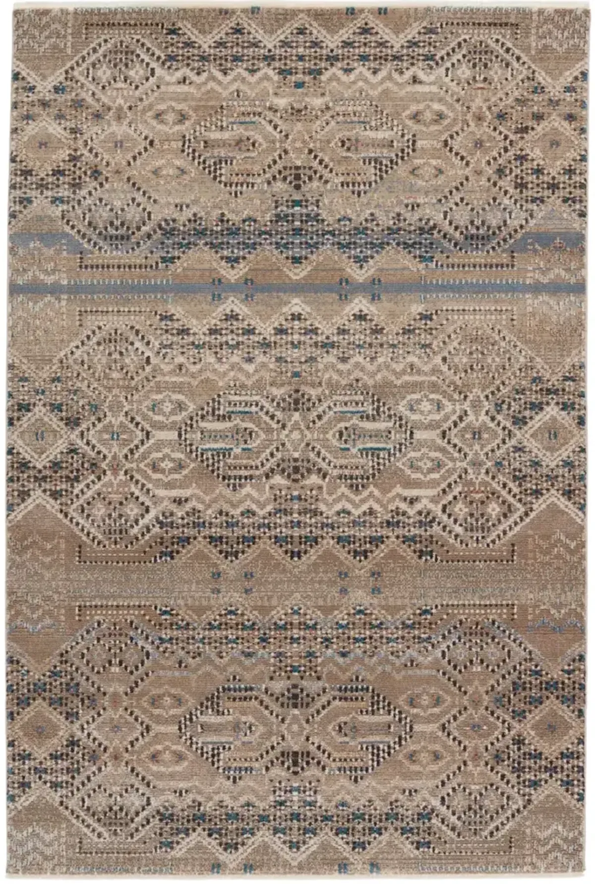 Sanaa By Nikki Chu Tamari Tan/Taupe 2'6" x 8' Runner Rug