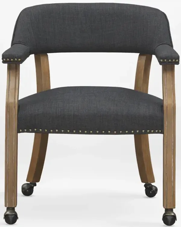 Charcoal Caster Game Chair