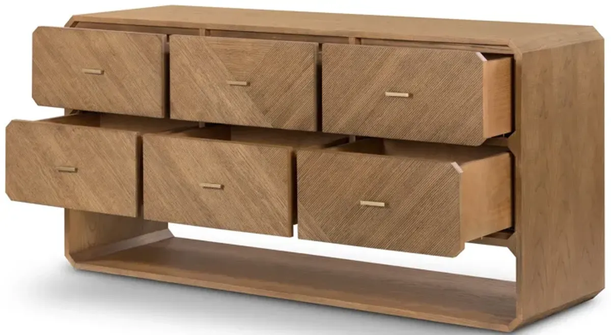 Caspian 6 Drawer Dresser