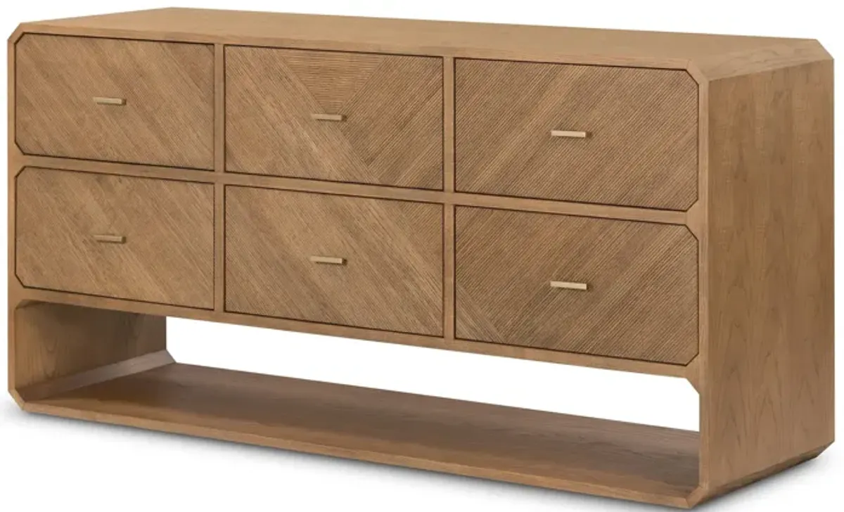 Caspian 6 Drawer Dresser