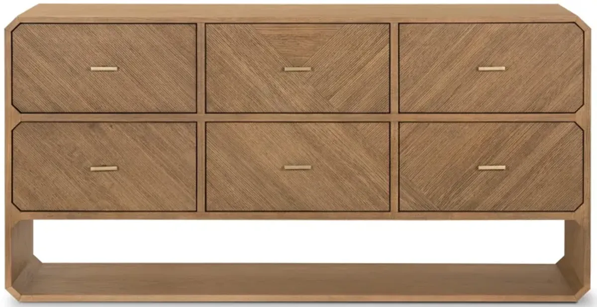 Caspian 6 Drawer Dresser