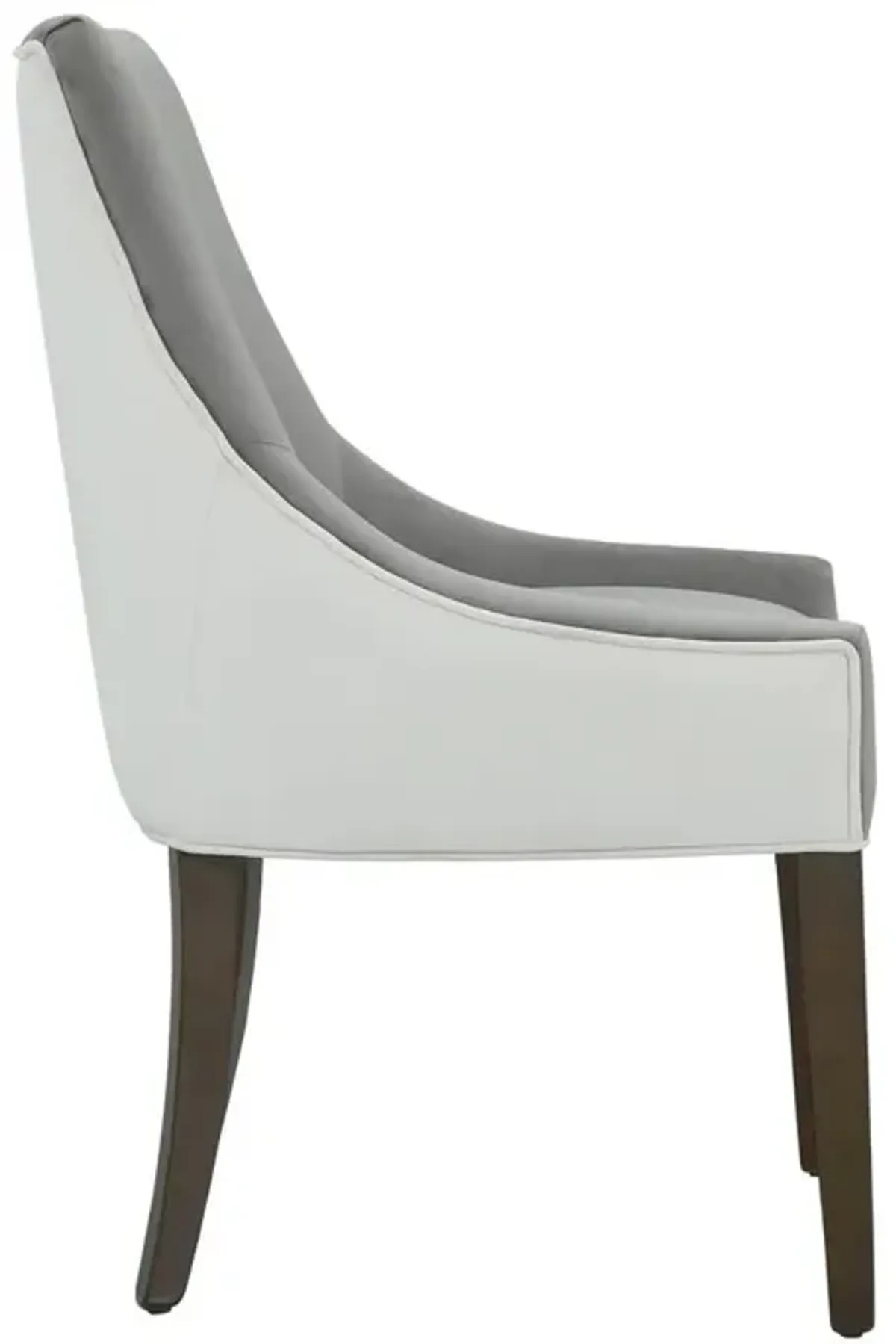 Comfort Pointe Jolie Upholstered Dining Chair -Smoke