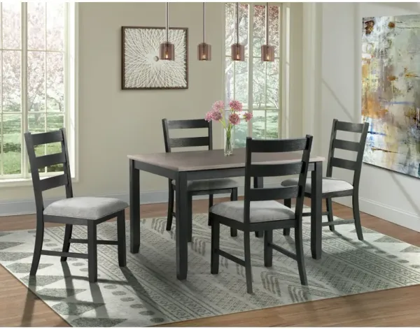 Kona Gray 5 Piece Dining Set