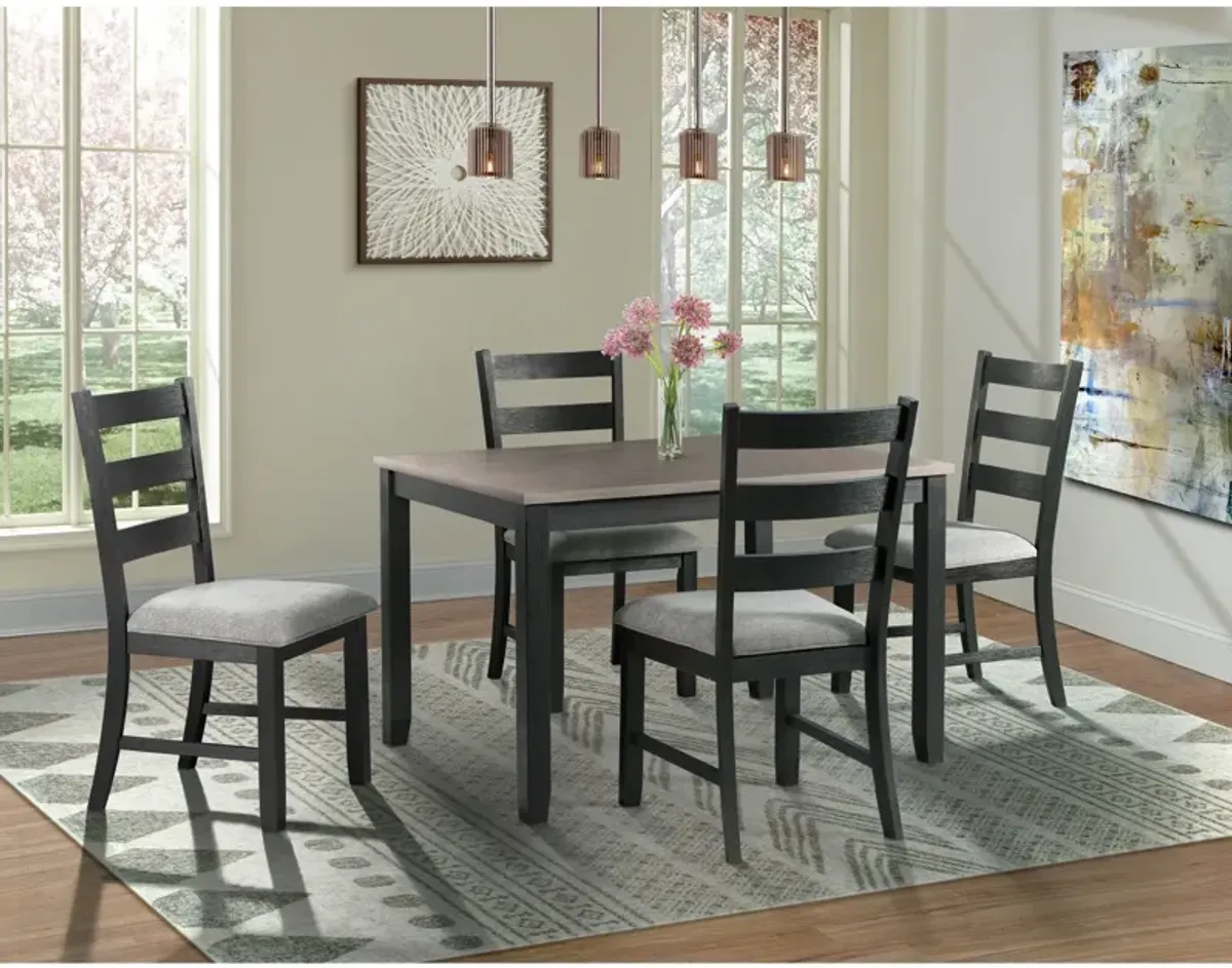 Kona Gray 5 Piece Dining Set