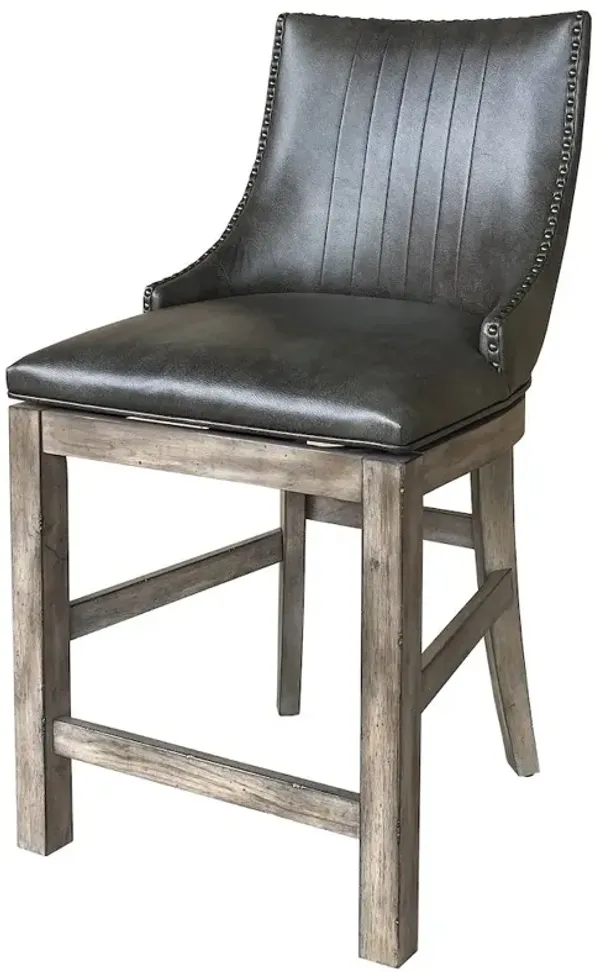 Parker House Furniture Parker House Lodge Dining Swivel Counter Sling Chair (2/CTN Sold in pairs)