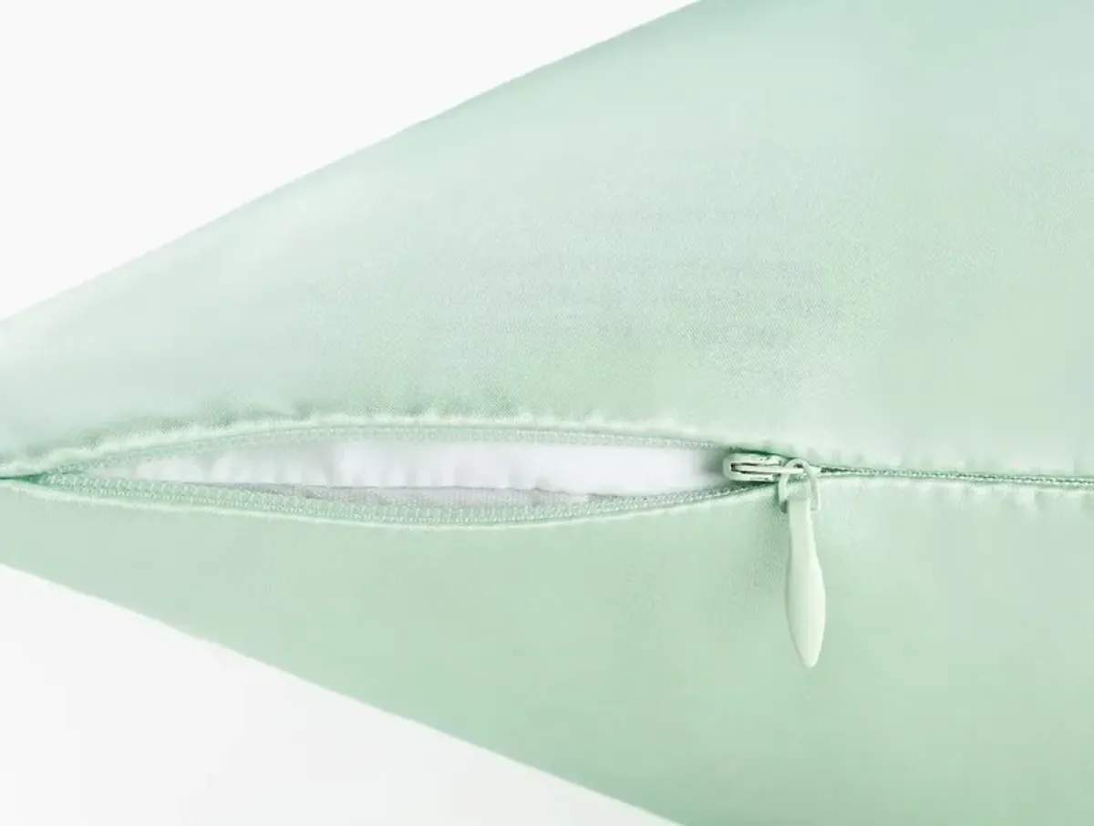 LILYHERB® Antibacterial Mint Silk Pillowcase