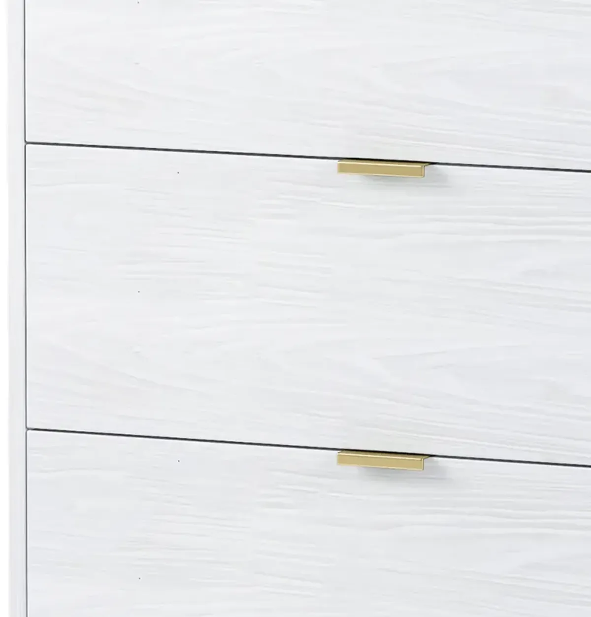 6-drawer marble top dresser, modern white cabinet