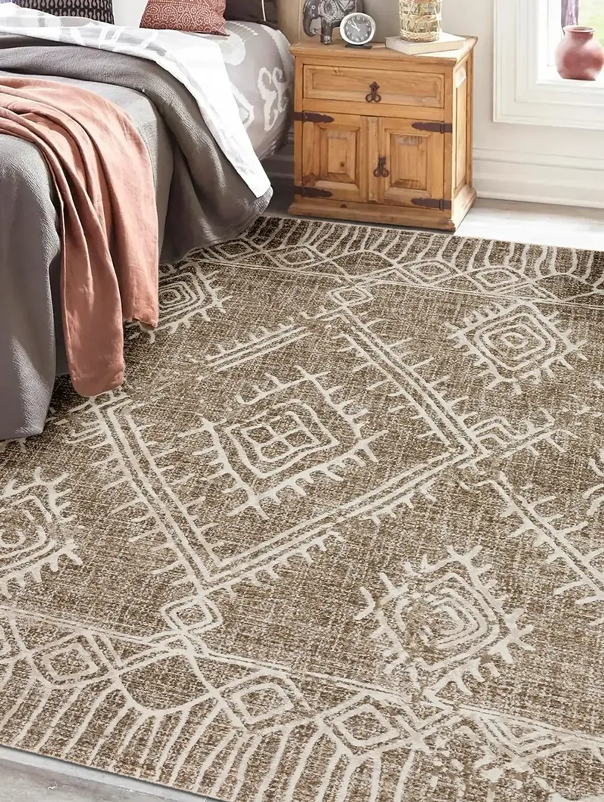 Izmir IZ1 Mocha 3'3" x 5'3" Rug