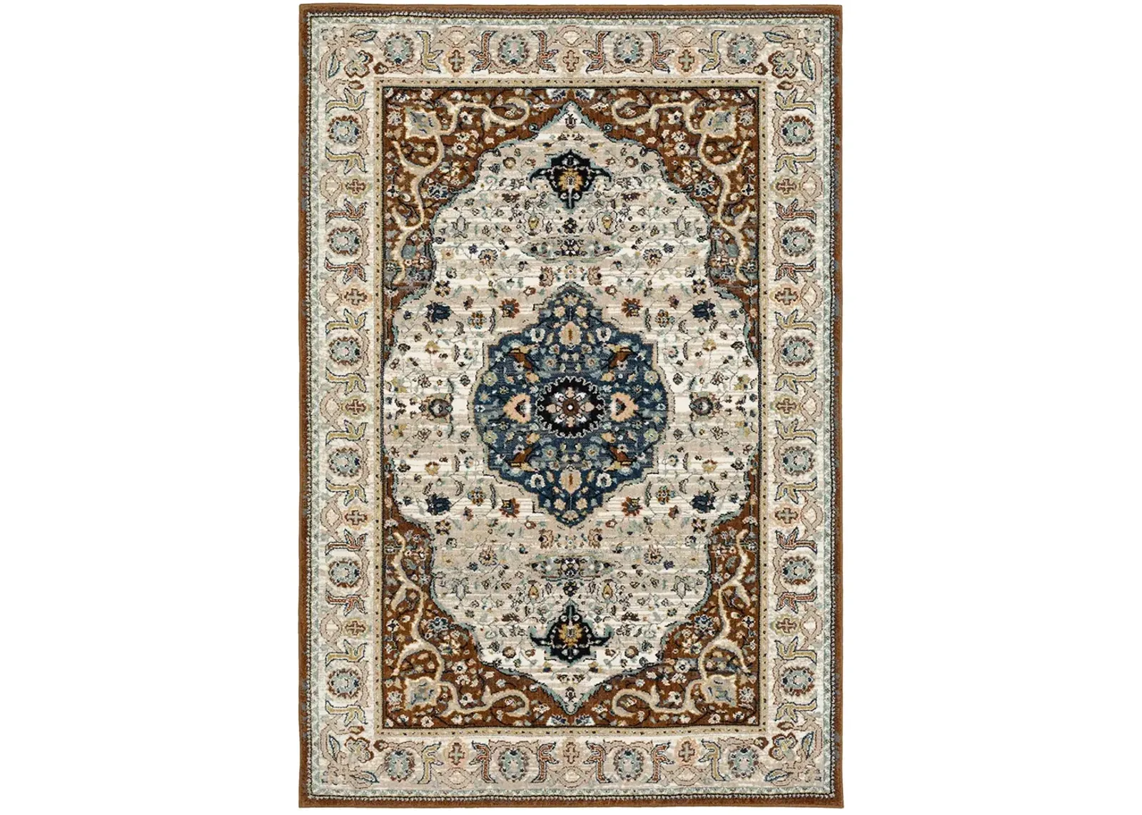 Zephyr Chronos Rust 5' 3" X 7' 10" Rug