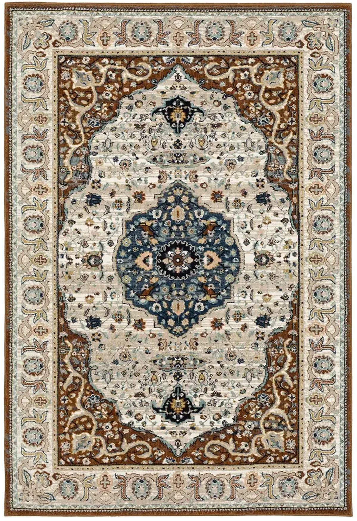 Zephyr Chronos Rust 5' 3" X 7' 10" Rug