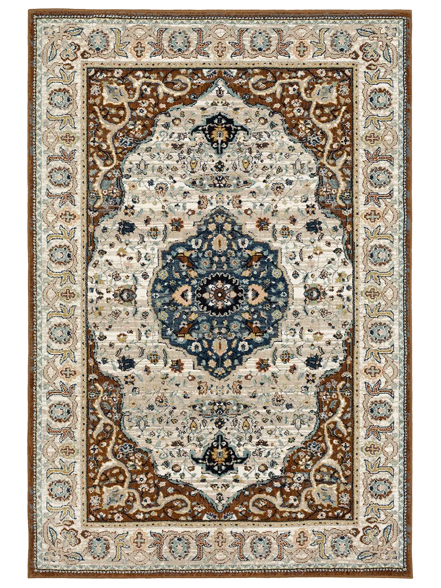 Zephyr Chronos Rust 5' 3" X 7' 10" Rug