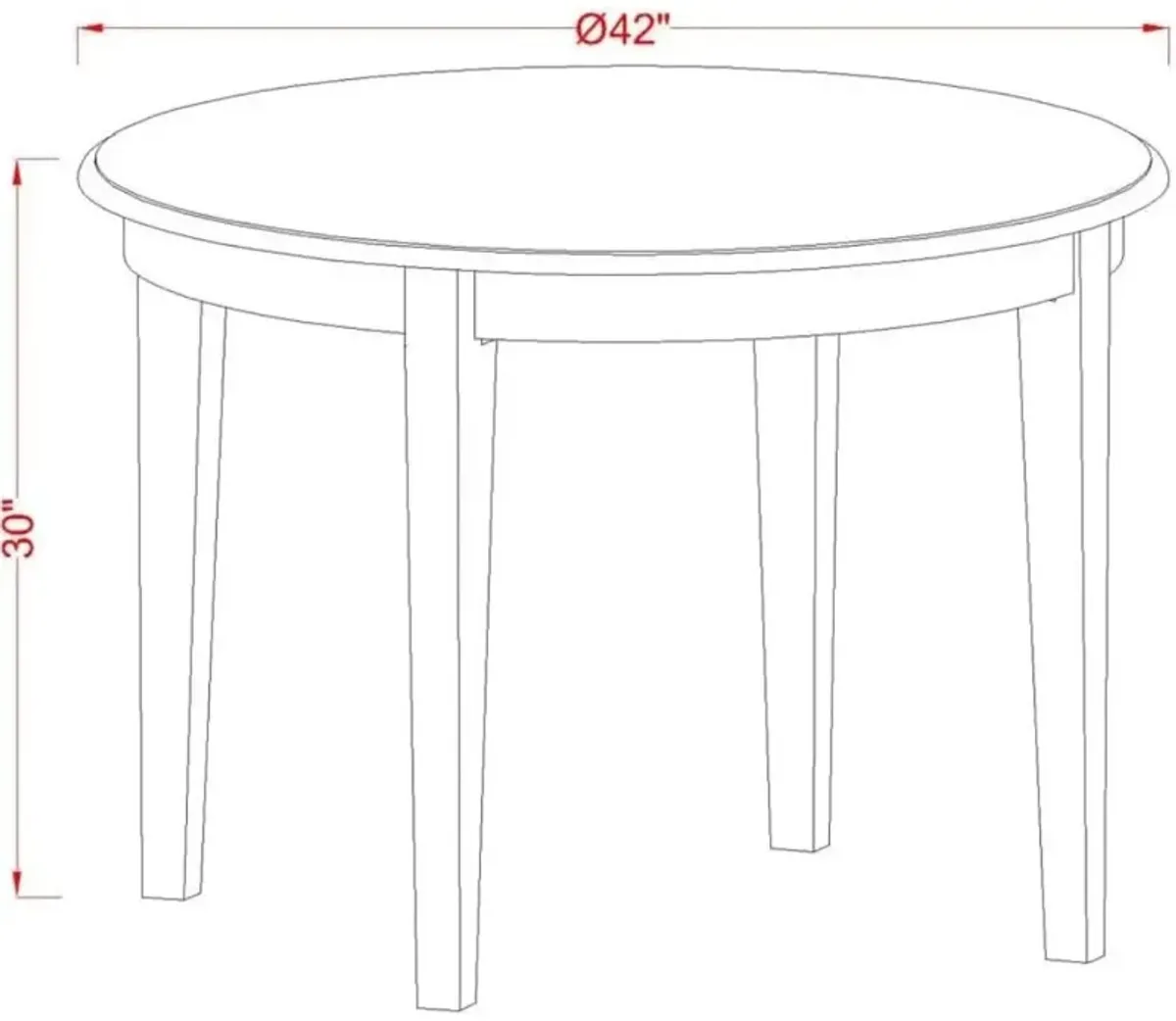 3-PIECE MODERN DINING TABLE SET