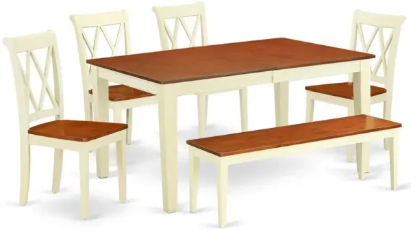 Dining Room Set Buttermilk & Cherry
