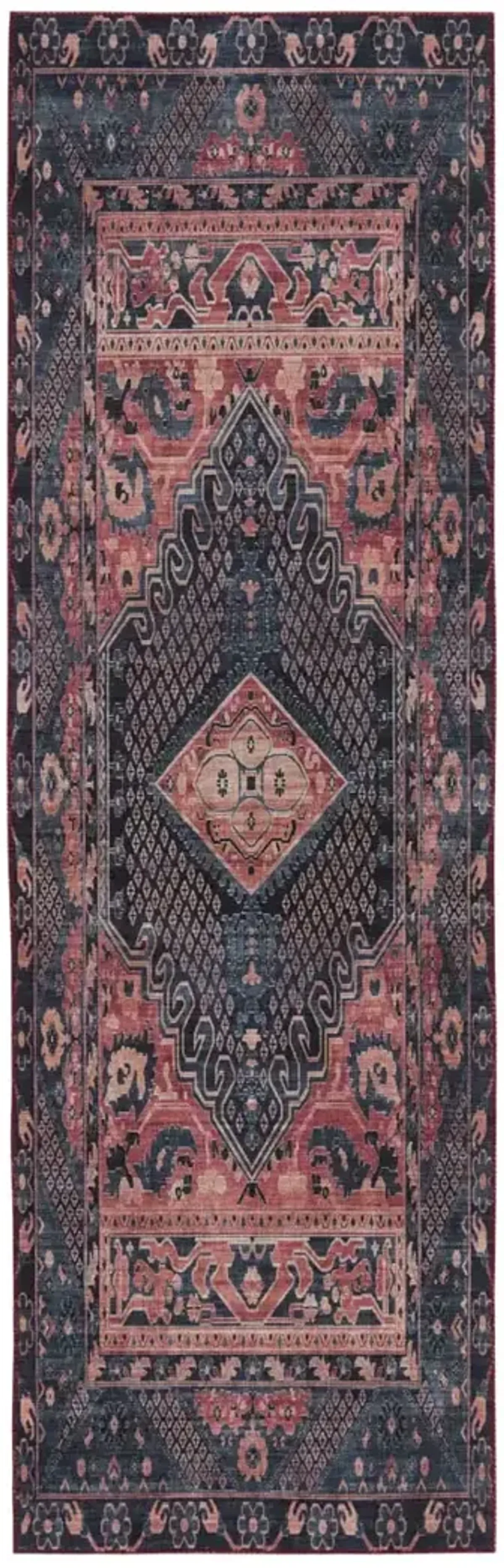 Keyara By Nikki Chu Issa Blue 2'6" x 8' Runner Rug