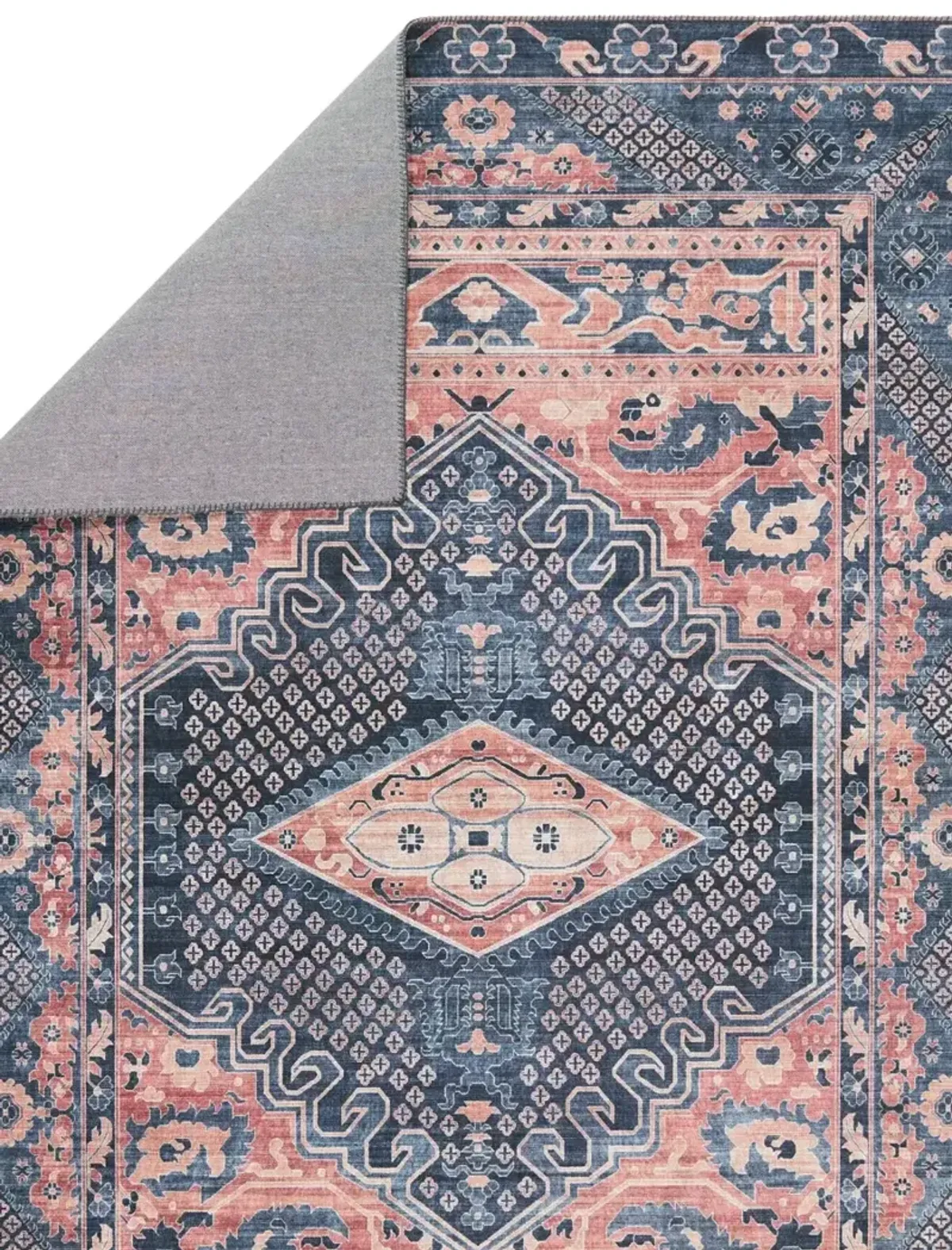 Keyara By Nikki Chu Issa Blue 2'6" x 8' Runner Rug