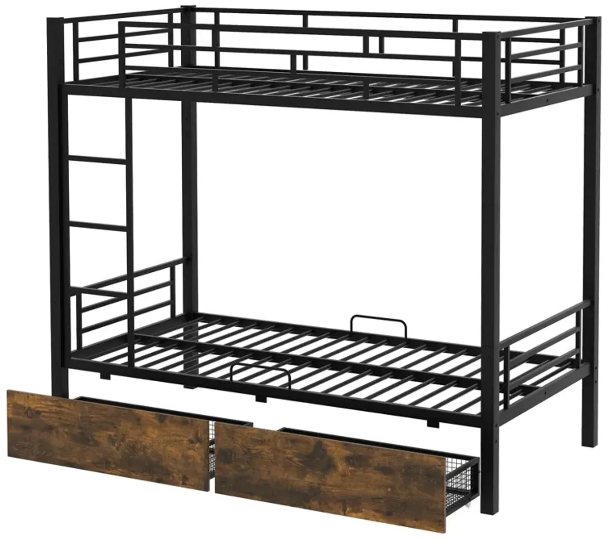 Merax Metal Bunk Bed with Storage Drawers