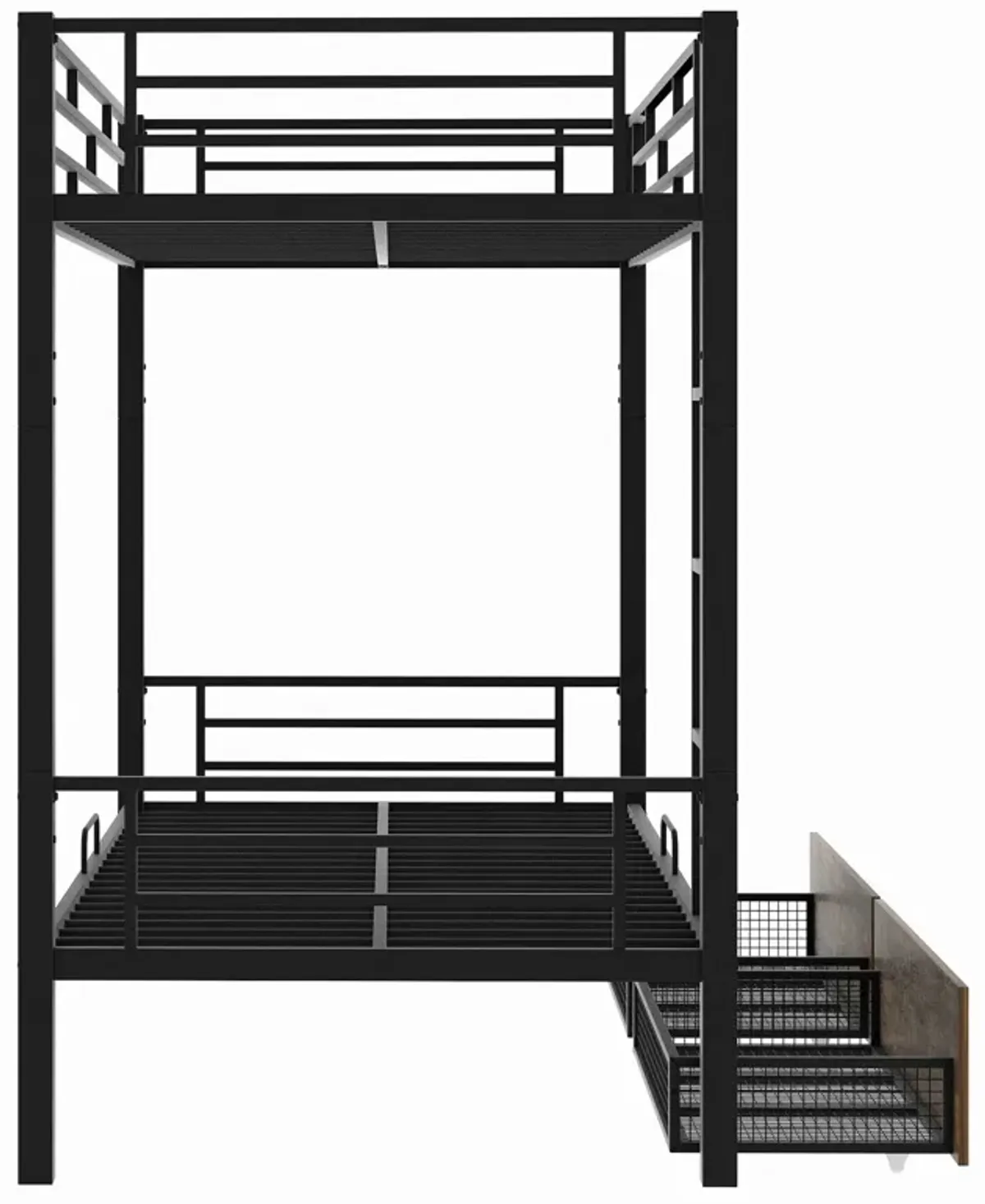 Merax Metal Bunk Bed with Storage Drawers