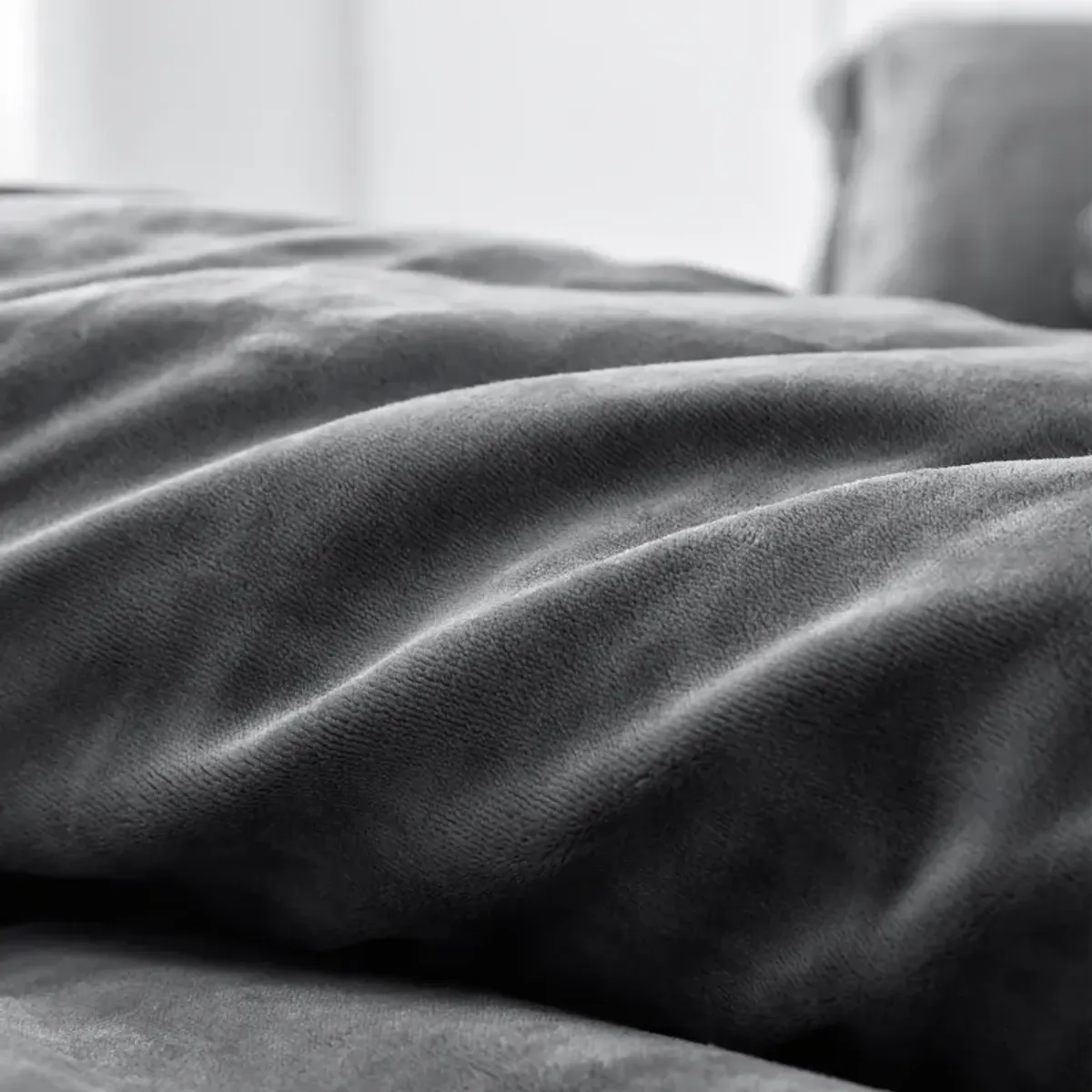 The Original Plush - Coma Inducer® Oversized Comforter Set - Steel Gray.