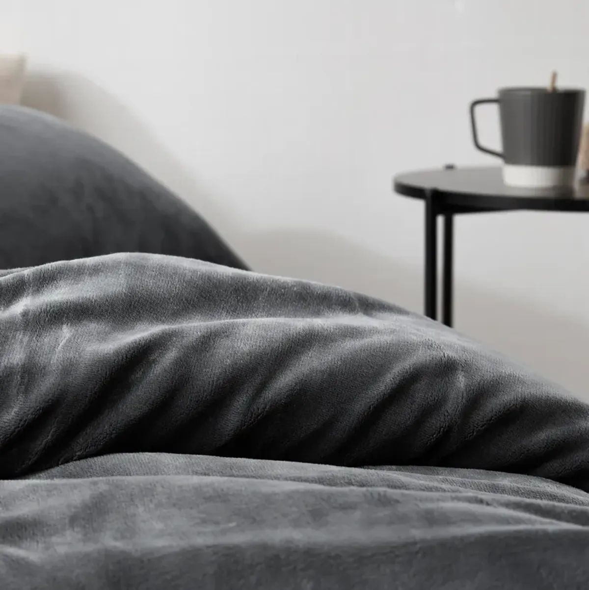 The Original Plush - Coma Inducer® Oversized Comforter Set - Steel Gray.