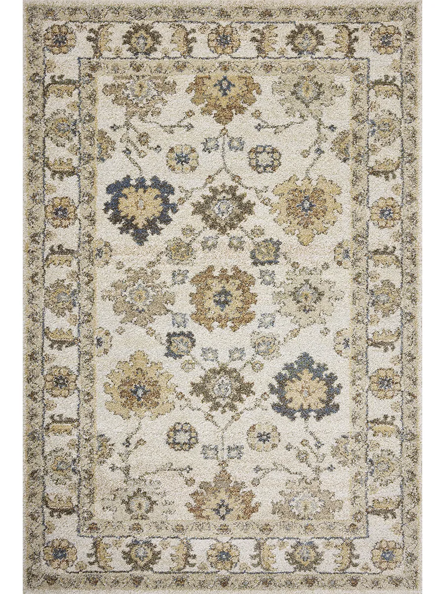 Tamryn TAM-03 Ivory / Multi 5''3" x 7''8" Rug by