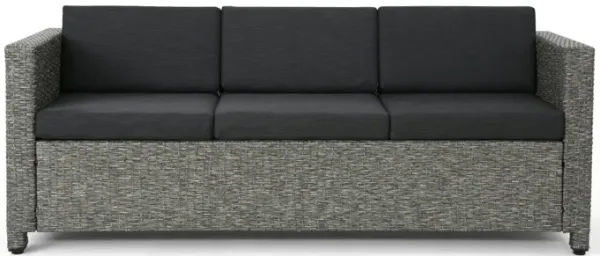 Merax Outdoor Patio 3 Seats Sofa