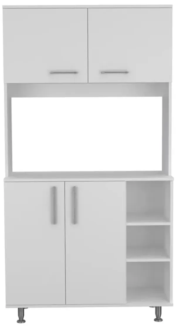 Bayshore 3-Shelf Pantry Cabinet White