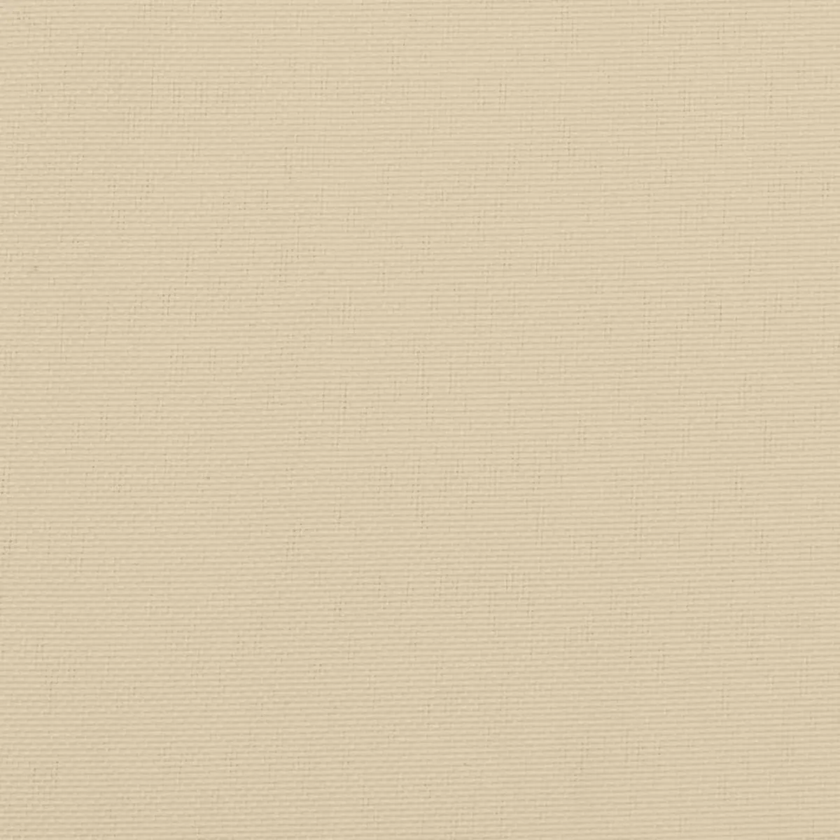 Claire 2pc Outdoor Cushion for Bench, Tufted Beige Oxford Fabric - Benzara