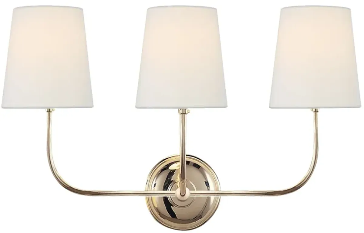 Vendome Triple Sconce