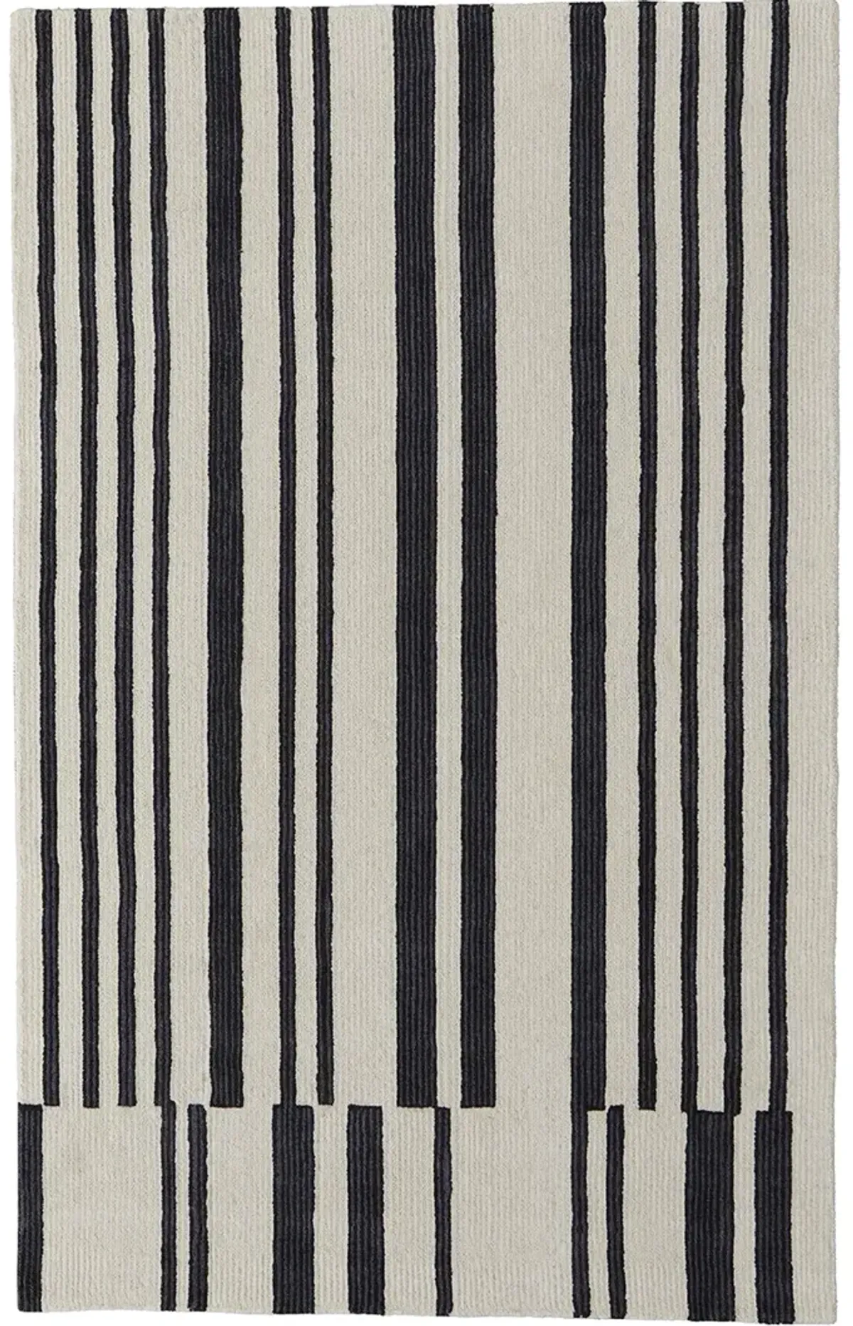 Maguire 8901F Ivory/Black 10' x 14' Rug