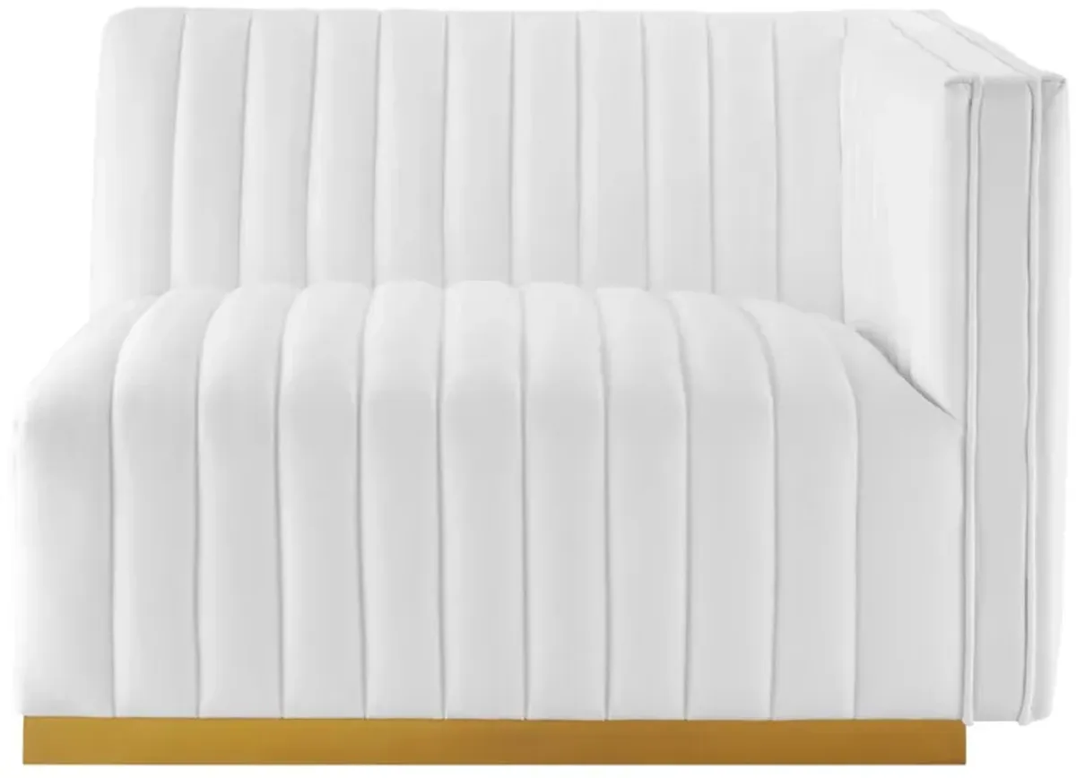 Conjure Channel Tufted Performance Velvet Loveseat