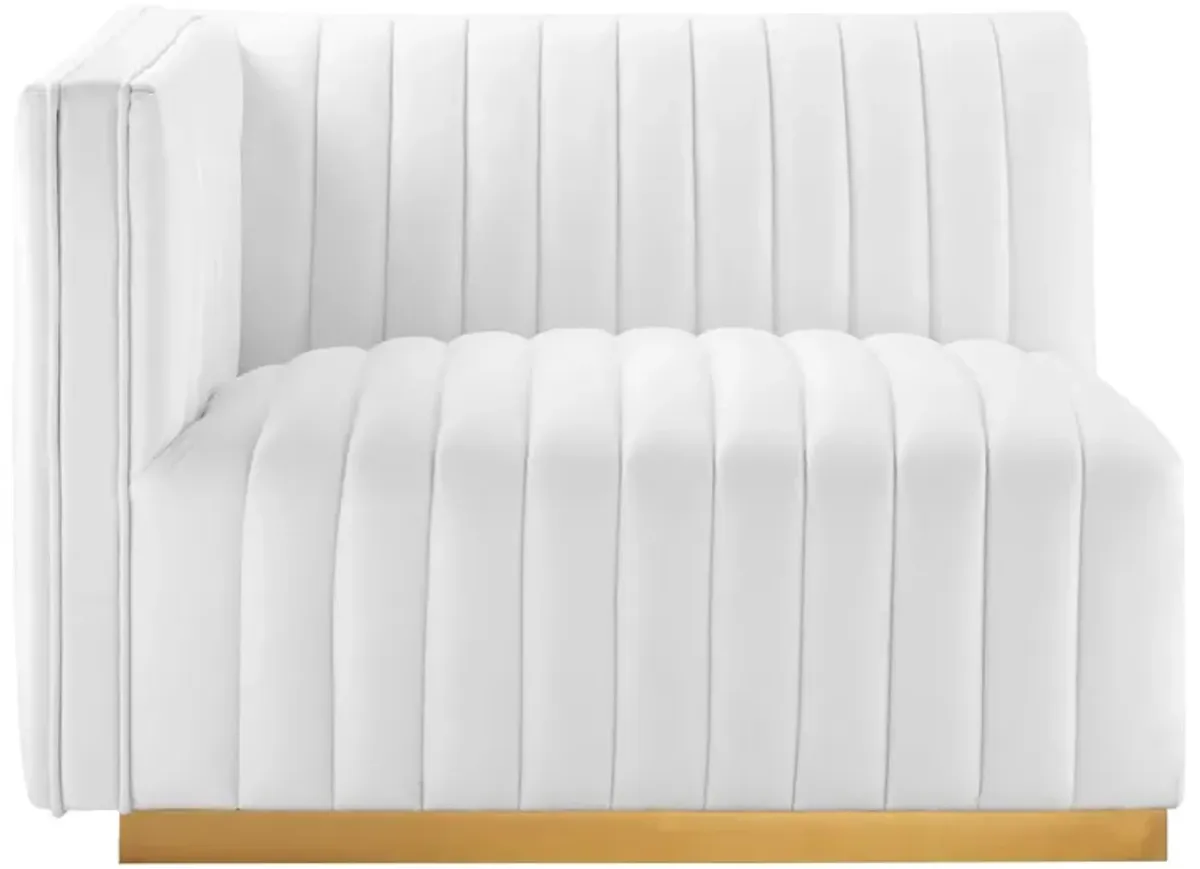 Conjure Channel Tufted Performance Velvet Loveseat