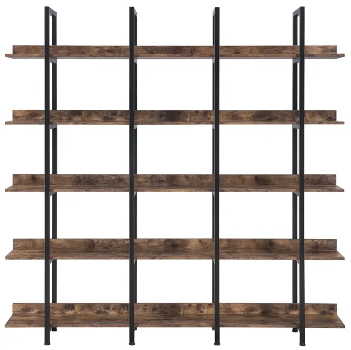 Merax Industrial  5 Tier Bookcase Open Bookshelf