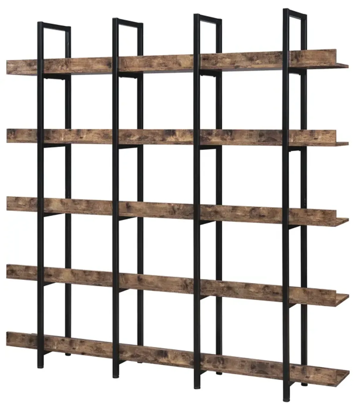 Merax Industrial  5 Tier Bookcase Open Bookshelf