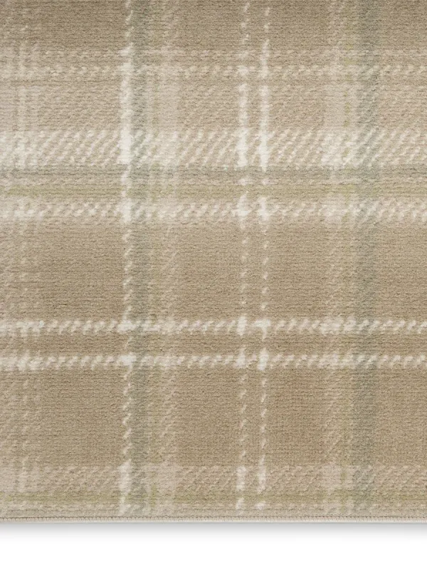 Grafix GRF03 Taupe 8' x Round Rug