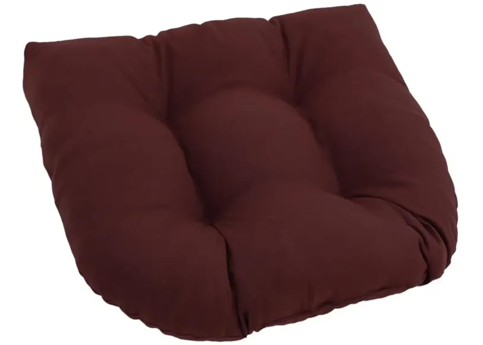 Blazing Needles 19-inch U-Shaped Twill Tufted Dining Chair Cushion  93184-1CH-TW-BG