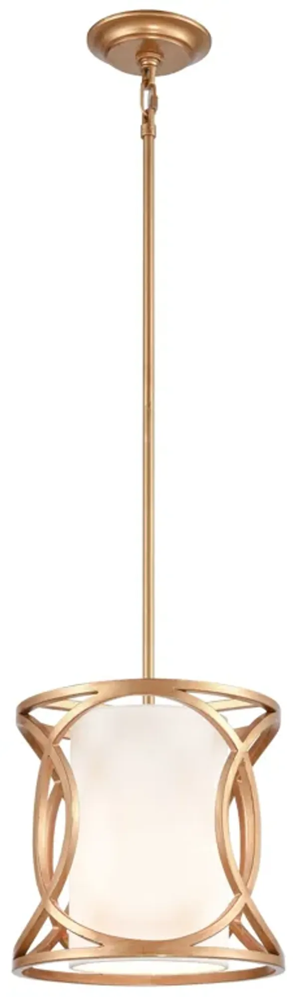 Ringlets 10'' Wide 1-Light Mini Pendant