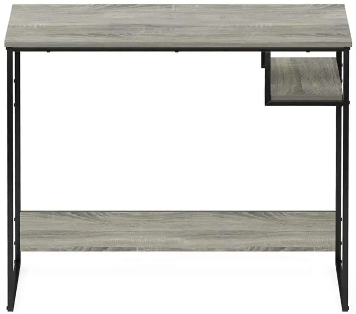 Furinno Moretti Modern Lifestyle Study Desk, 35, French Oak Grey