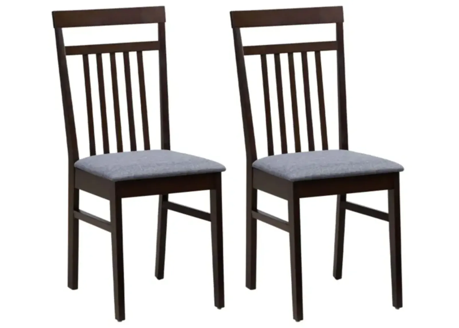 Hivvago Upholstered Dining Chair Set of 2