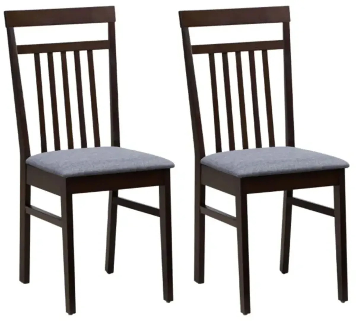 Hivvago Upholstered Dining Chair Set of 2