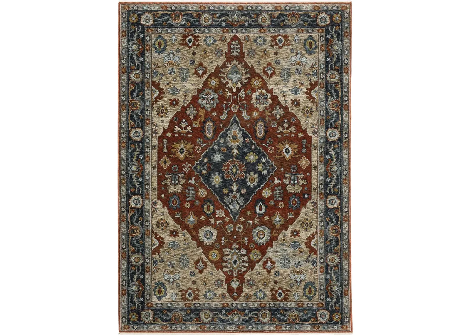 Aberdeen 9'10" x 12'10" Red Rug