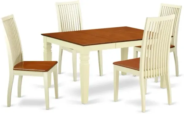 Dining Room Set Buttermilk & Cherry