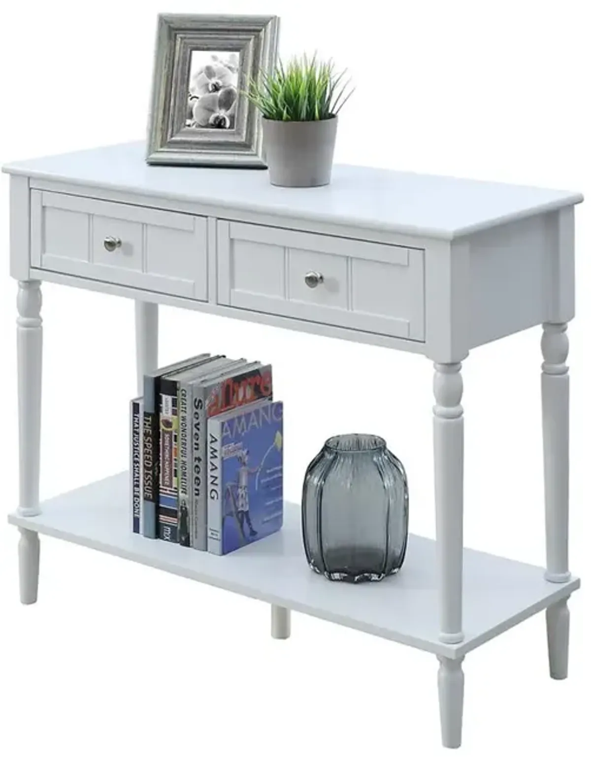 Convience Concept, Inc. French Country Two Drawer Hall Table